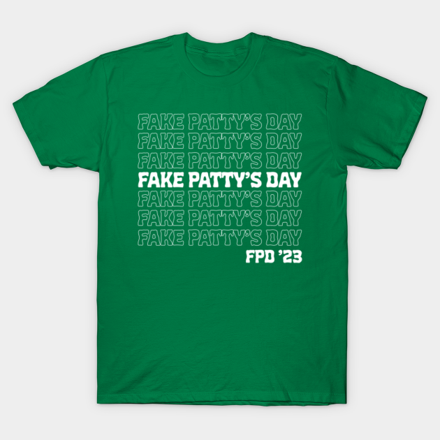 Fake Patty's Day Chinese Takeout Bag Style Fake Pattys Day T